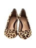 Joan Oloff Animal Print Gold Brown Flats Size 5 1/2 - photo 2
