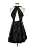 Topshop Metallic Black Cocktail Dress Size 8 - photo 2