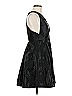 Topshop Metallic Black Cocktail Dress Size 8 - photo 4