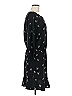 Joie 100% Polyester Stars Black Casual Dress Size M - photo 4