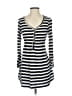 Iris & Navy Stripes Gray Casual Dress Size S - photo 1