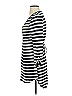 Iris & Navy Stripes Gray Casual Dress Size S - photo 5