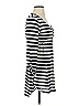 Iris & Navy Stripes Gray Casual Dress Size S - photo 4