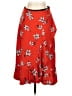 Lyssé Floral Red Casual Skirt Size S - photo 1