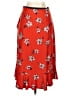 Lyssé Floral Red Casual Skirt Size S - photo 2