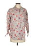 Sanctuary Print Gray Long Sleeve Button-Down Shirt Size XS - photo 1