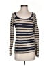 Lucky Brand Stripes Blue Pullover Sweater Size S - photo 1