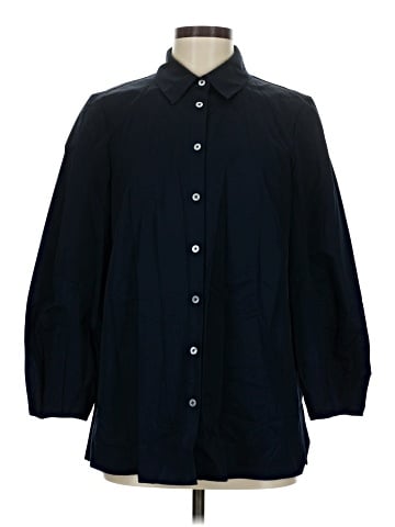 Pearl By Lela Rose 3/4 Sleeve Button-Down Shirt (view 1)