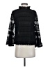 INA 100% Polyester Black Long Sleeve Blouse Size S - photo 1