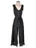 Max Studio Houndstooth Black Jumpsuit Size S - photo 1