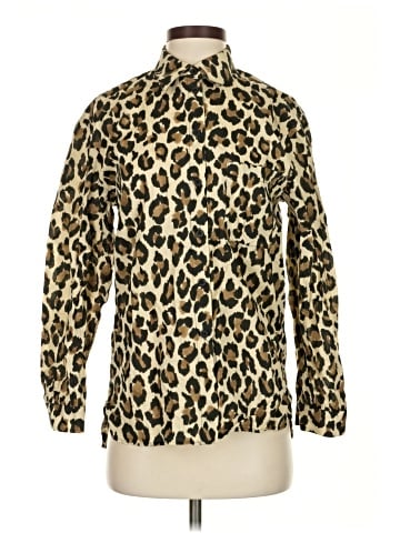 Zara Long Sleeve Button-Down Shirt (view 1)
