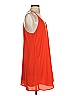 Three Eighty Two 100% Polyester Solid Orange Casual Dress Size S - photo 4