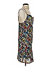 Row A 100% Polyester Print Blue Black Casual Dress Size XS - photo 4