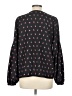 Ann Taylor 100% Polyester Black Long Sleeve Blouse Size L - photo 2