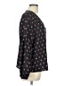 Ann Taylor 100% Polyester Black Long Sleeve Blouse Size L - photo 4