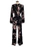 Harlyn Floral Black Jumpsuit Size S - photo 2