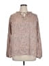 Left Coast by Dolan 100% Polyester Animal Print Pink Long Sleeve Blouse Size 1X - photo 1
