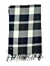 Plush Plaid Blue Scarf One size - photo 2