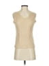 Barry Bricken Ivory Tan Sleeveless Top Size S (estimated) - photo 1