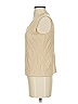 Barry Bricken Ivory Tan Sleeveless Top Size S (estimated) - photo 5