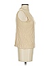 Barry Bricken Ivory Tan Sleeveless Top Size S (estimated) - photo 4