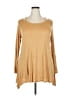 Coco + Carmen Tan Long Sleeve Blouse Size XXL - photo 1