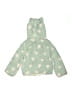 Assorted Brands 100% Polyester Hearts Green Snow Jacket Size 4 - photo 2