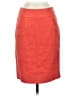 J.Crew 100% Cotton Solid Red Orange Formal Skirt Size 2 - photo 1
