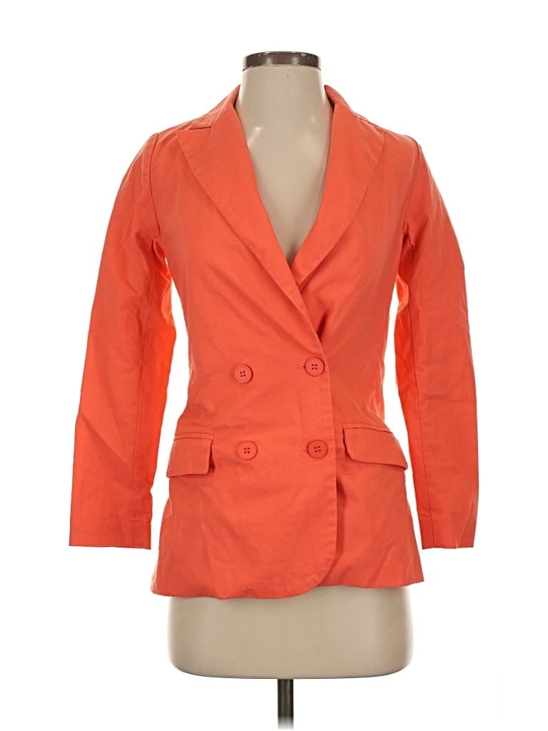 Pre-owned Dolan Blazer Jacket In Orange