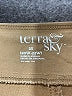 Terra & Sky Solid Tan Khakis Size 2X - photo 3