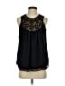 One September 100% Polyester Black Sleeveless Blouse Size XS - photo 1
