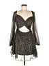 Bardot Metallic Silver Cocktail Dress Size 6 - photo 1