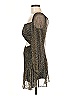 Bardot Metallic Silver Cocktail Dress Size 6 - photo 5
