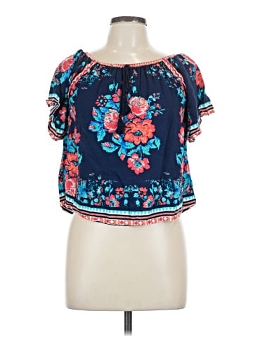 Flying Tomato Short Sleeve Blouse (view 1)