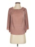 JOA 100% Polyester Brown 3/4 Sleeve Blouse Size XS - photo 1