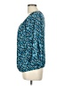 MICHAEL Michael Kors Blue 3/4 Sleeve Blouse Size L - photo 5