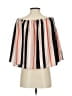 Aeryne 100% Polyester Orange 3/4 Sleeve Blouse Size S - photo 2