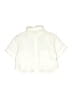Zara Solid Ivory Short Sleeve Button-Down Shirt Size 6 - 7 - photo 2