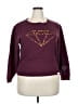 Diamond Supply Co Hearts Burgundy Sweatshirt Size XXL (estimated) - photo 1