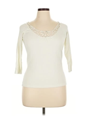 BCBGMAXAZRIA 3/4 Sleeve Top (view 1)