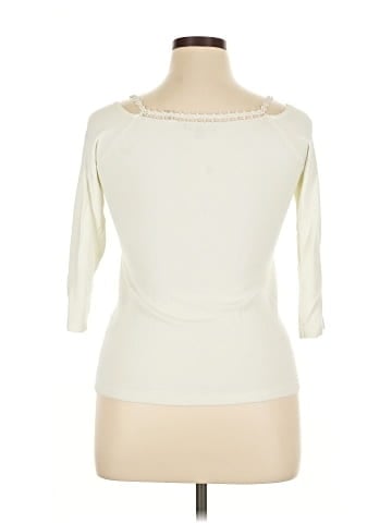 BCBGMAXAZRIA 3/4 Sleeve Top (view 2)