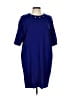 Escada Blue Casual Dress Size EU 42 / US 12 - photo 1