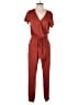 Prettygarden Solid Orange Jumpsuit Size S - photo 1