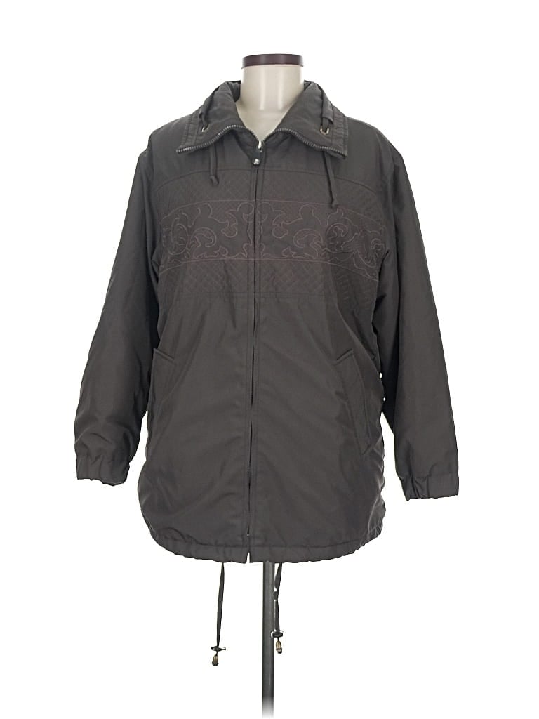 Pre-owned Assorted Brands Raincoat In Brown