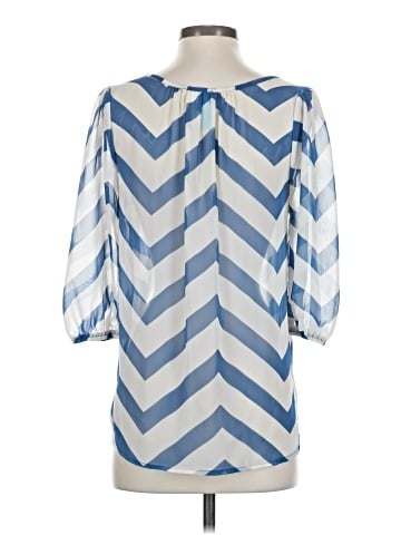 Buttons 3/4 Sleeve Blouse (view 2)