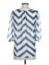 Buttons Blue 3/4 Sleeve Blouse Size S - photo 2