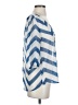 Buttons Blue 3/4 Sleeve Blouse Size S - photo 4