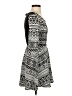 Bebop Print Gray Casual Dress Size S - photo 4