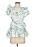 LoveShackFancy 100% Cotton Blue Cocktail Dress Size P (petite) - photo 1