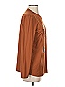 L.L.Bean 100% Cotton Plaid Brown Burgundy Fleece Size XS - photo 4